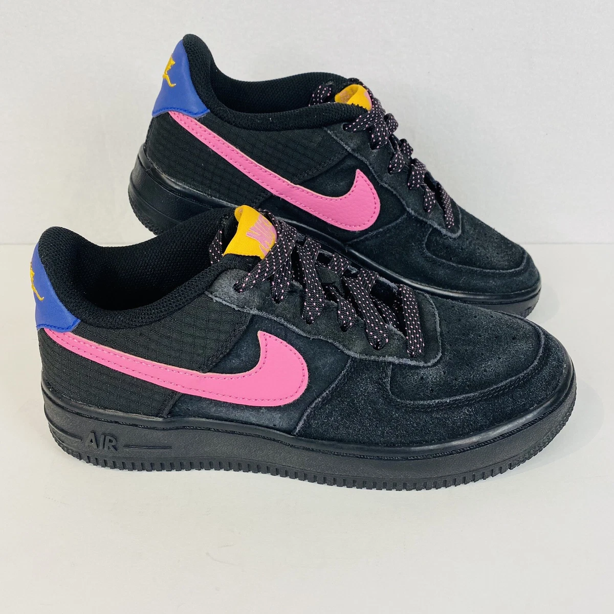 Nike Air Force 1 LV8 2 Black Magic Flamingo (GS) Kids' - CN5710-001 - US