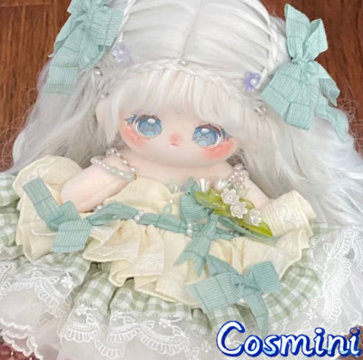No attributes Moon Girl Long Hair 20cm Plush Doll Dress up Stuffed Toy Anime
