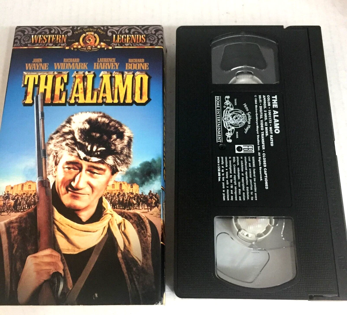 John Wayne The Alamo (1960 film) VHS Tapes for sale | eBay