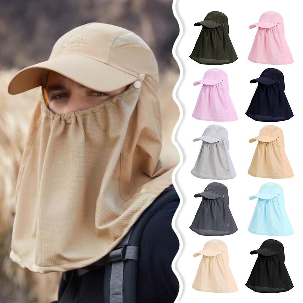 APL Cappello da baseball protettivo viso collo traspirante cappello da pescatore nuovo cappello con visiera estate