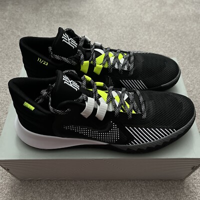 Nike Kyrie Flytrap V Black White Green Basketball Shoes CZ4100-002