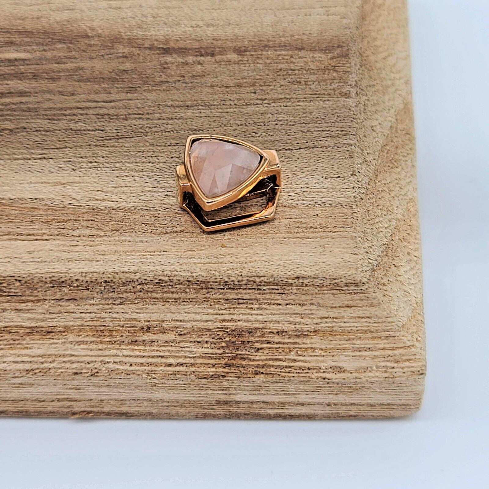 KEEP Collective "Triangular Stone" Rose Quartz & … - image 2