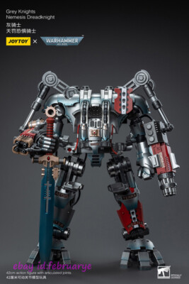 JOYTOY 1/18 WARHAMMER 40 Grey Knights Nemesis Dreadknight Action Figures Toys