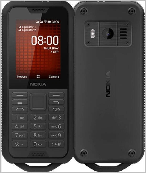 Nokia 800 Tough 4G LTE GPS Unlocked WIFI Original 2.0MP Camera Phone - Picture 4 of 5