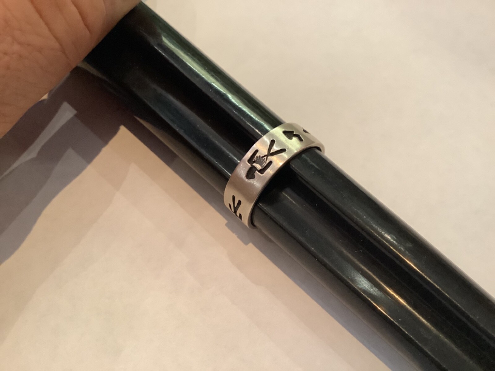 AUTHENTIC SIGNED GM STERLING SILVER NATIVE AMERIC… - image 1