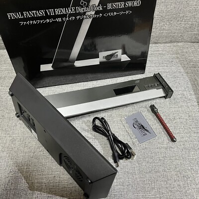 Final Fantasy VII Remake Digital Clock Buster Sword SQUARE ENIX