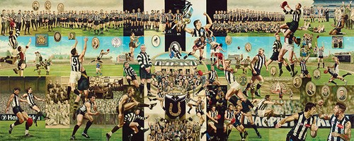 COLLINGWOOD FOREVER HAND SIGNED 125TH ANNIVERSARY LITHOGRAPH Trevor Steer - Picture 2 of 4