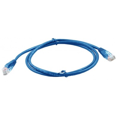 Netzwerk Ethernet Kabel CAT5e UTP 1,5m blau