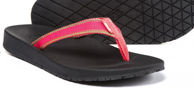 NEW TEVA AZURE FLIP FLOP SANDALS WOMENS 6 RAYA PINK | eBay