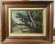 Pierre Cluzeau (1884-1963) Presumed View of Coye La Foret in the Oise