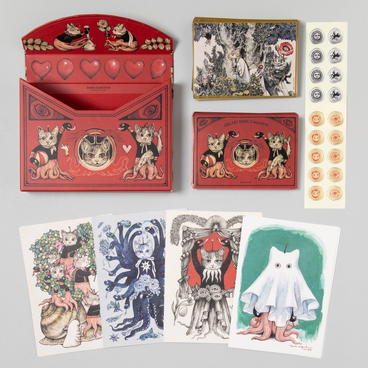 Yuko Higuchi Box Letter Set GUSTAVE Boris Zakkaten Official Japan