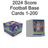 2024 Score Football | Base Cards #1 - 200 | You Pick - 25% Off Multiple Cards