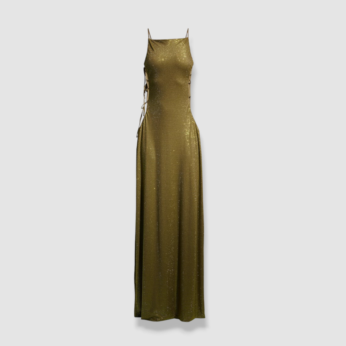cult gaia green cut out dress Cult Gaia Hartley Cutout Stretch-knit Mini Dress In Green