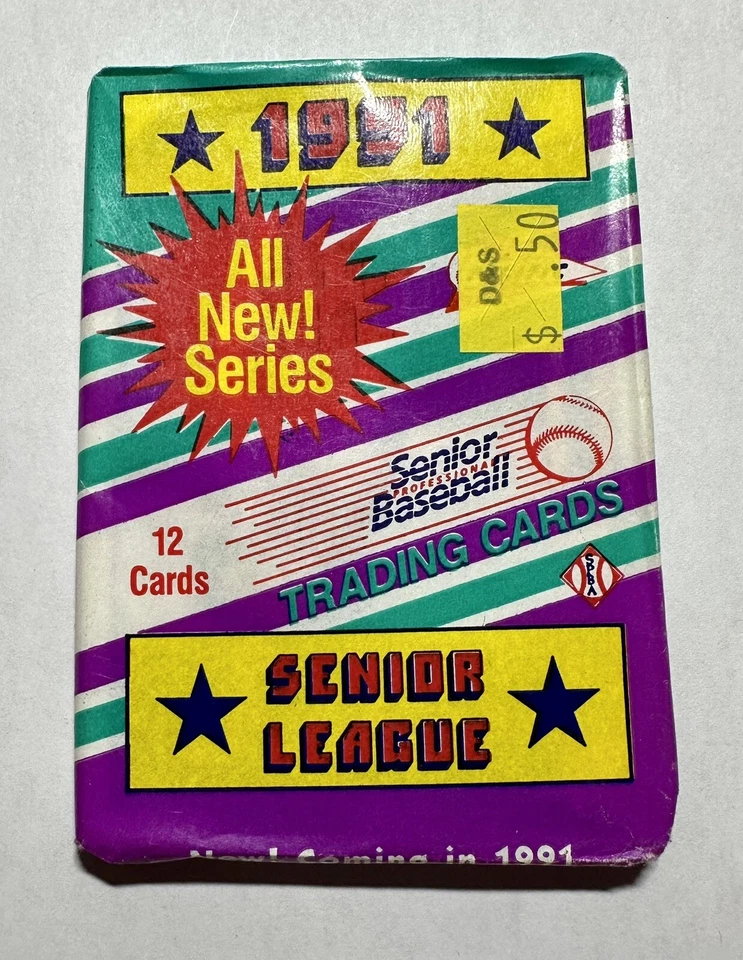 2 Packs Of 1991 Pacific Senior League Baseball - Factory Sealed - Great Deal! - Image 3 of 4
