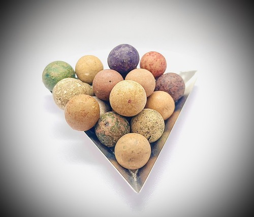 Civil War Era Clay Marbles In Various Sizes - Foto 11