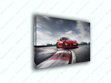 2018 Porsche 911 GT3 Sports Car Vintage Poster Canvas Print Art Decor Wall