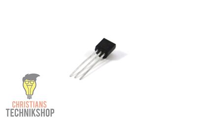 DS18B20 Digitaler Temperatursensor Temperaturfühler 1-wire TO-92 TE242
