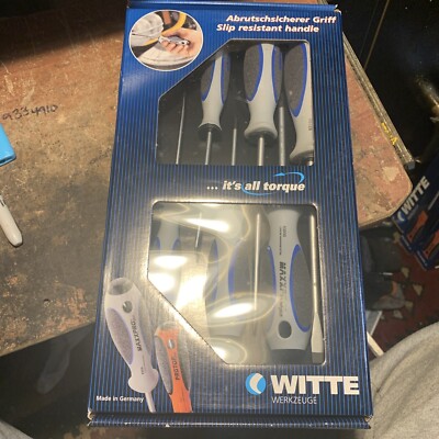 WITTE SCREWDRIVER SET 663831 MADE IN GERMANY