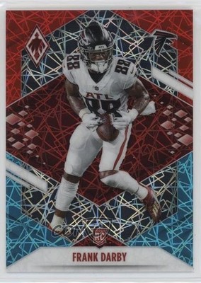 2021 Panini Phoenix Rookie Fire & Ice Lazer 4/50 Frank Darby #194 Rookie RC 3d7