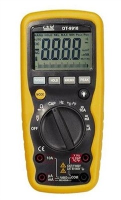Professional Waterproof Digital Multimeter Cem DT-9918 40MF/760  pz