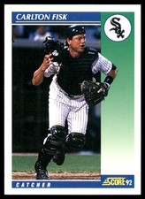 Carlton Fisk 1992 Score #72 White Sox MLB READ FREE SHIPPING AutographDen