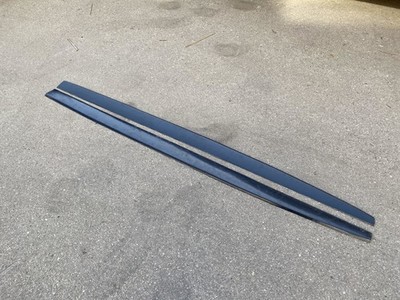Black Matt For M Sport BMW E90 / E91 04-13 Side skirts diffusers Performance