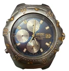 Vintage Seiko 7T32-6M49 Chronograph Alarm Men's Wrist Watch Japan Rare 100m