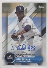 2018 Topps Pro Debut MiLB Leaps and Bounds 21/50 Jorge Guzman #LB-JG Auto s3g