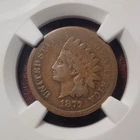 1877 Indian Cent - NGC AG3 BN