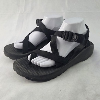 Chaco Sandals Mens 10 Black Z Strap Sport Hiking Outdoor River Walking Shoes