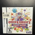 Chuck E. Cheese's Party Games (Nintendo DS, 2010) CIB Complete