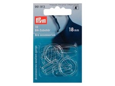 Prym 991913 BH-Zubeh&ouml;r transparent - 18mm - 10-teilig
