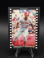 2026 Topps Heritage George Foster Cincinnati Reds Ready and Action Insert