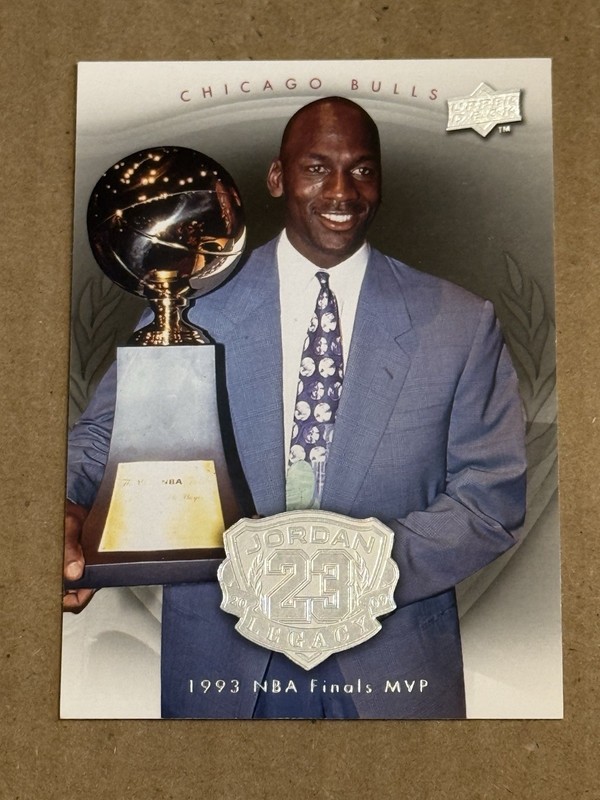 2009-10 Upper Deck Jordan Legacy Michael Jordan Card # 34 GOAT Bulls 6 Rings!
