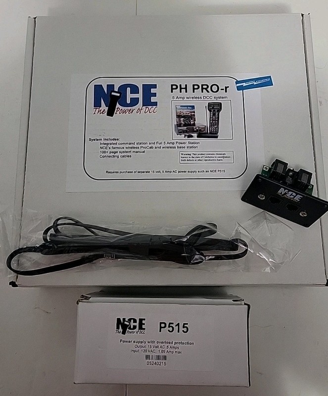 NCE PH-PRO-R Wireless Power Pro 5-Amp Starter Set w/P515 Transformer Box