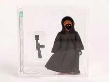 Vintage Kenner Star Wars Loose AFA 80 Jawa Dark Brown Stitch