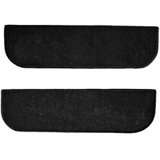 Jegs Lower Door Panel Carpet For 1973-1987 Chevroletgmc Truck Cut Pile Black