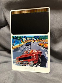 Out Run W/Case Manual PC Engine Hu Card Retro Used Game Good NTSC-J Japan