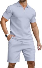 Men's Shorts Set Summer Outfits Fashion Casual 2 Piece Tracksuit 3X