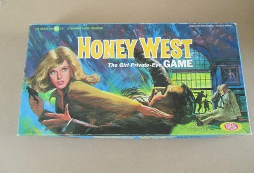 Vintage Rare 1965 IDEAL Honey West The Girl Private Eye Game TV Board Game