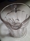 Vintage Paneled Glass Pitcher by Hazel Atlas, Ribbed Sides Heavy — photo 2