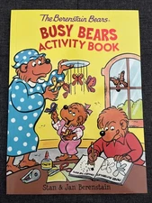 PBS KIDS Busy Bears Activity Book Mazes Dot to Dot Puzzles Berenstain Bears