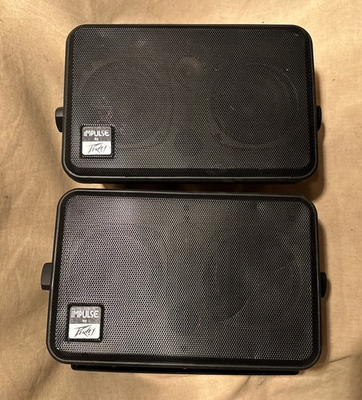 #ad Pair of PEAVEY Impulse II 2 Way Compact Monitor Speaker System Pro Audio Loud $89.99
