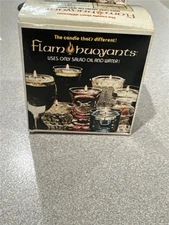 Flam Buoyants 1975 Enchanting Oil Floating Flame Candle NEW