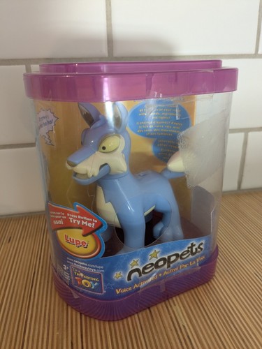 Neopets Lupe 2004 Thinkway Toys Voice Activated Blue Wolf - Picture 2 of 12