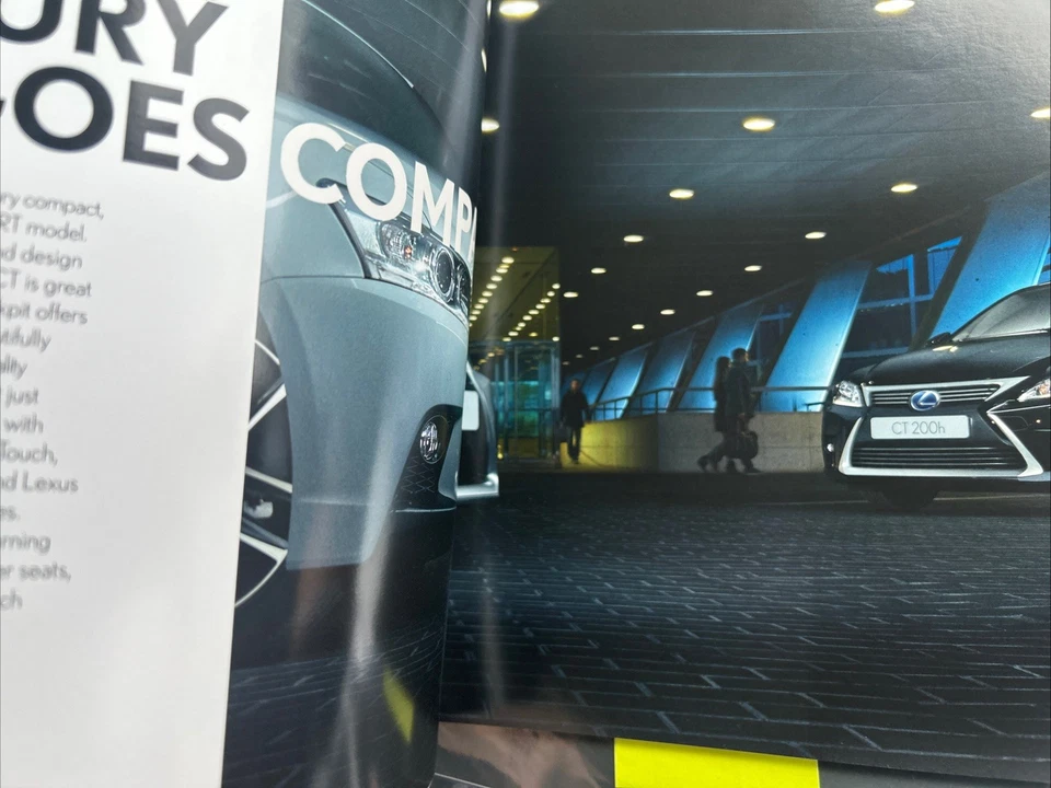 The Lexus CT Range Car Sales Brochure Frameable 2015 56 Pages - Image 2 of 3