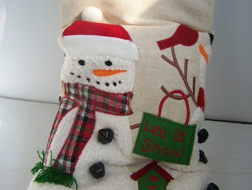 The Christmas Shoppe 48" Baumrock mit zwei Schneemännern - Bild 3 von 7