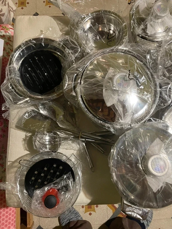 BATTERIA DI PENTOLE 23 PEZZI A. M. C. PROFESSIONAL SUPER OFFERTA AMC BATTERIA - Immagine 3 di 4