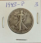 1943-P Walking Liberty Half Dollar 90% Silver