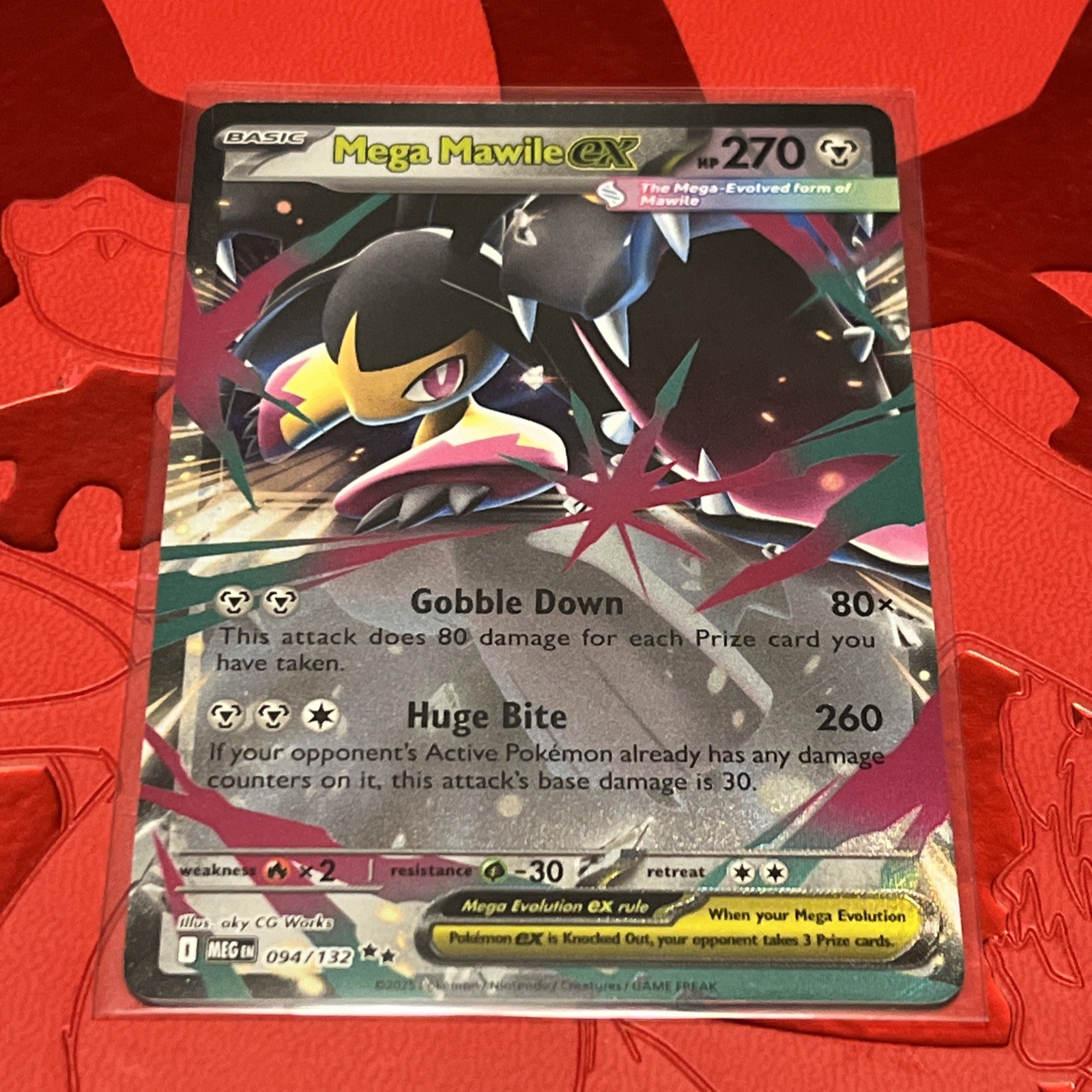 Mega Mawile ex 162/132 - Full Art Ultra Rare - Pokémon TCG: Mega Evolution NM